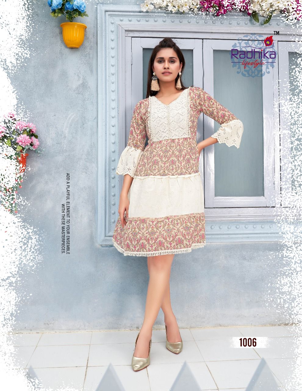PANKH 1 New Stylish Designer Fancy Party Wear Short Kurti Collection